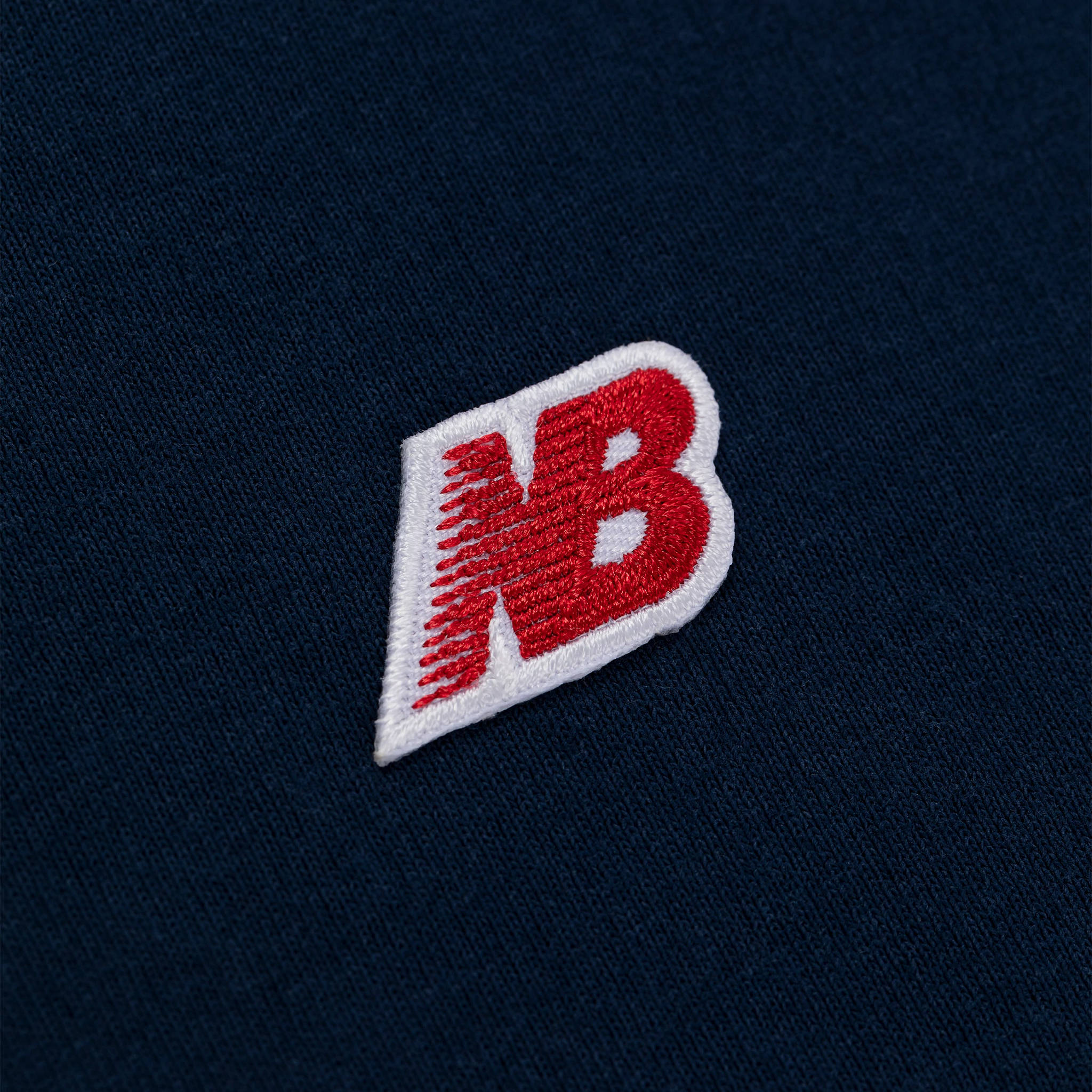 NB USA Core LS Tee MT21542 Navy