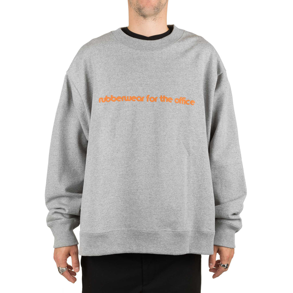 Digawel Sweatshirt Rubber Print DWSOB133 Gray