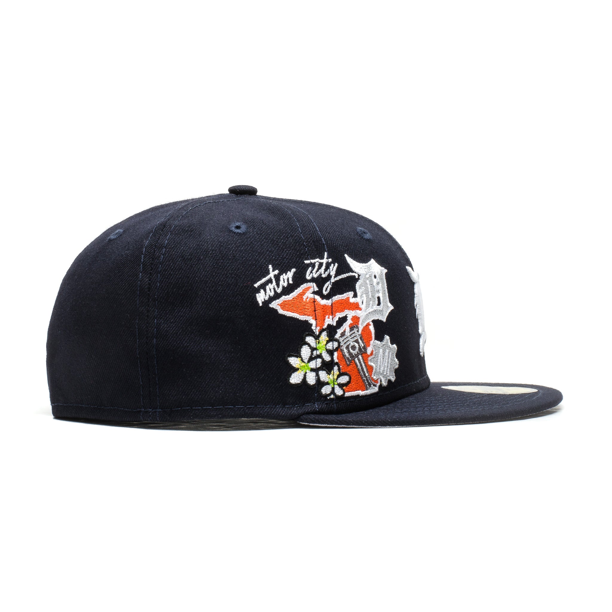 Detroit Tigers City Cluster Stack Patch Stack Patch Navy
