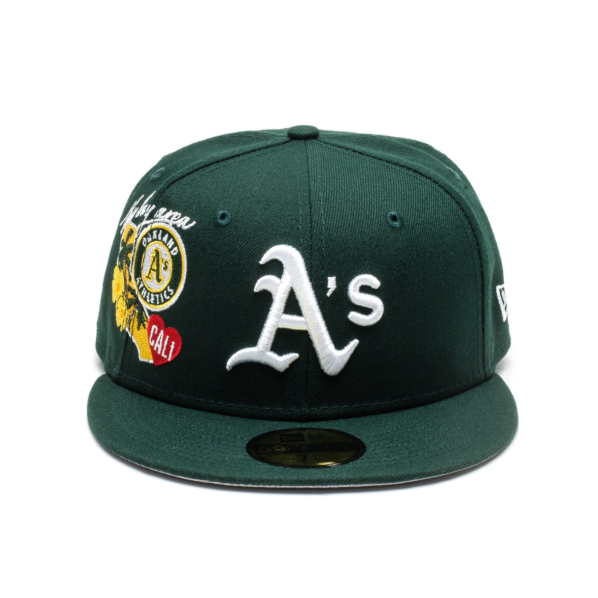 Oakland A's City Cluster Stack Patch Stack Patch Green
