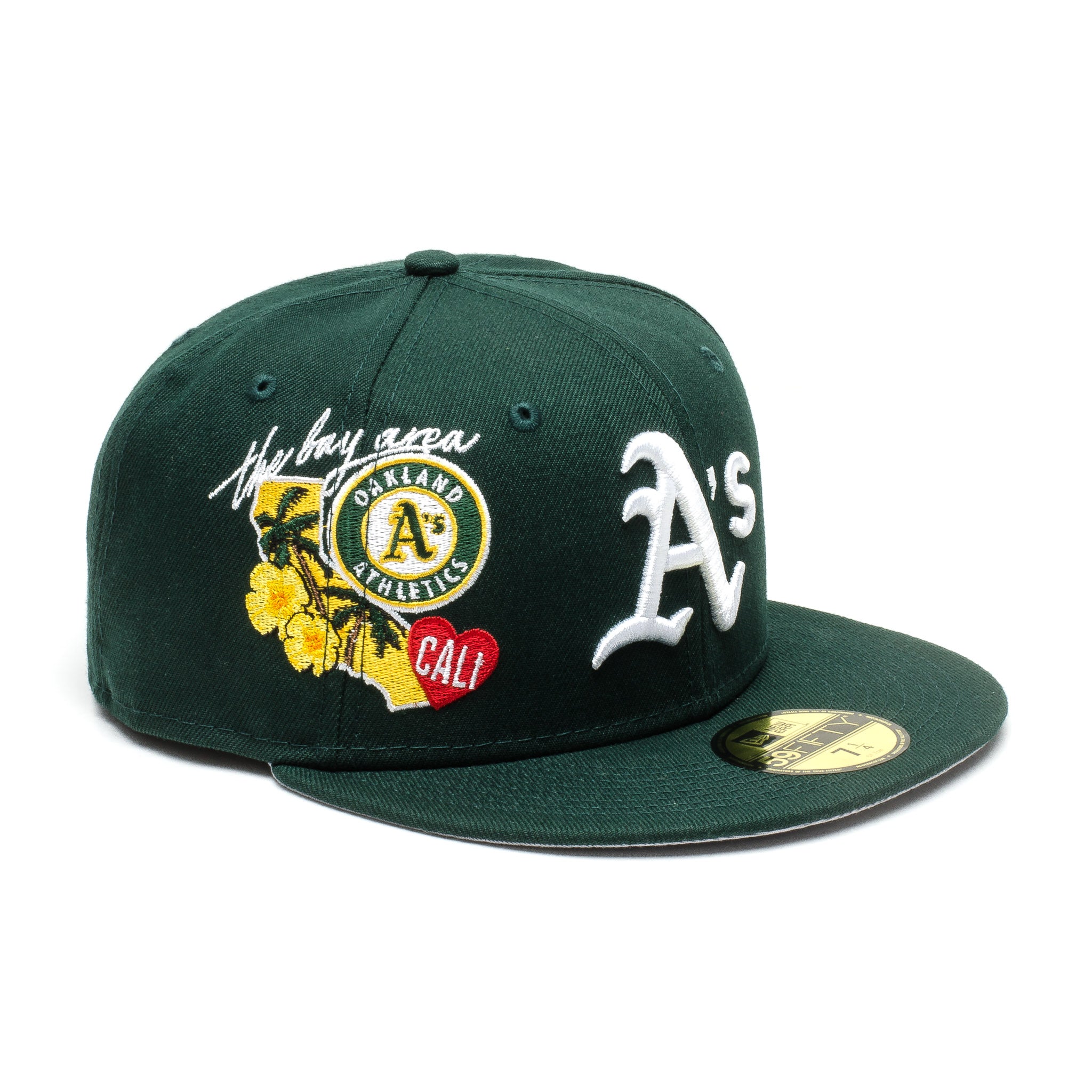Oakland A's City Cluster Stack Patch Stack Patch Green
