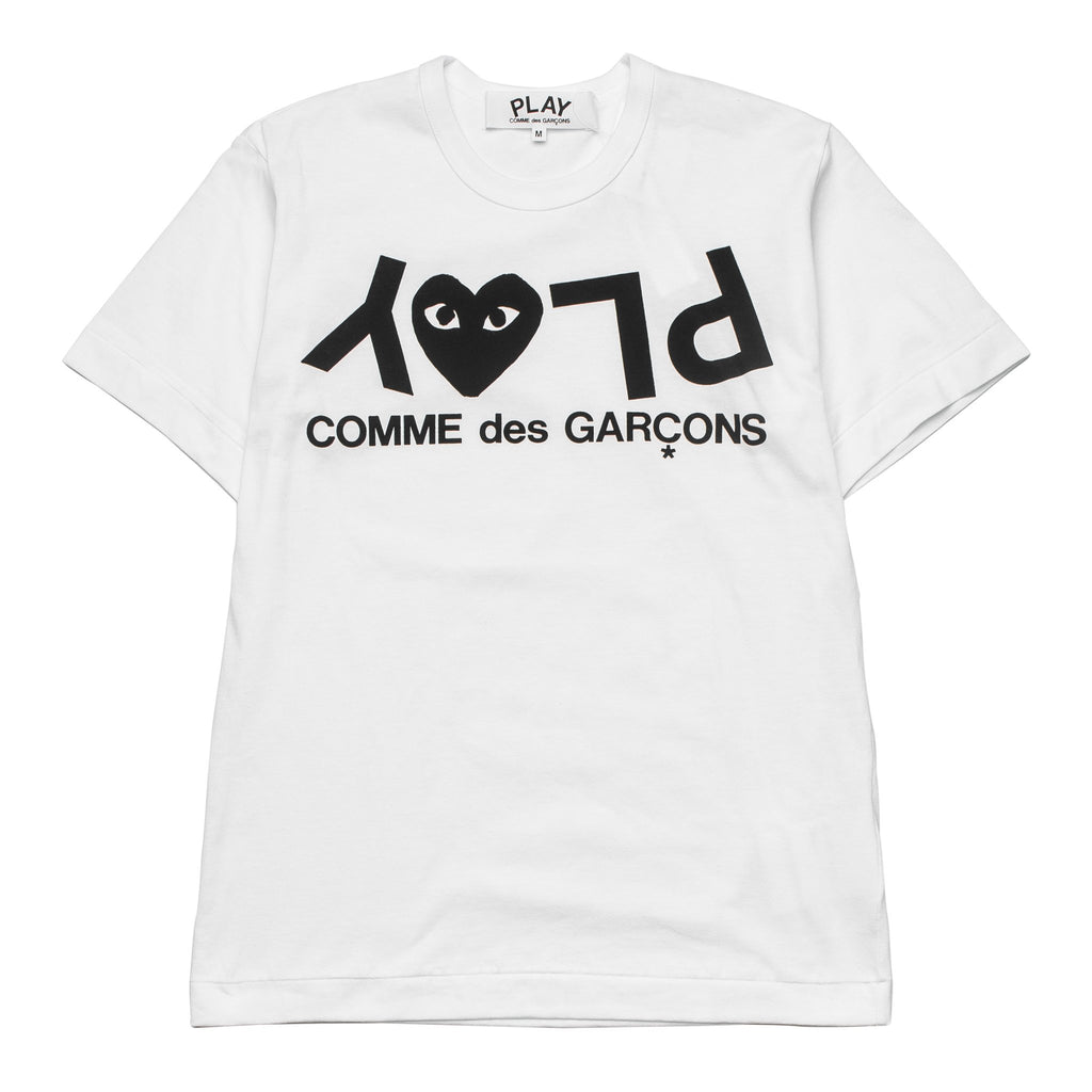 HEART PLAY TEXT AZ-T068-051-1 Tee White