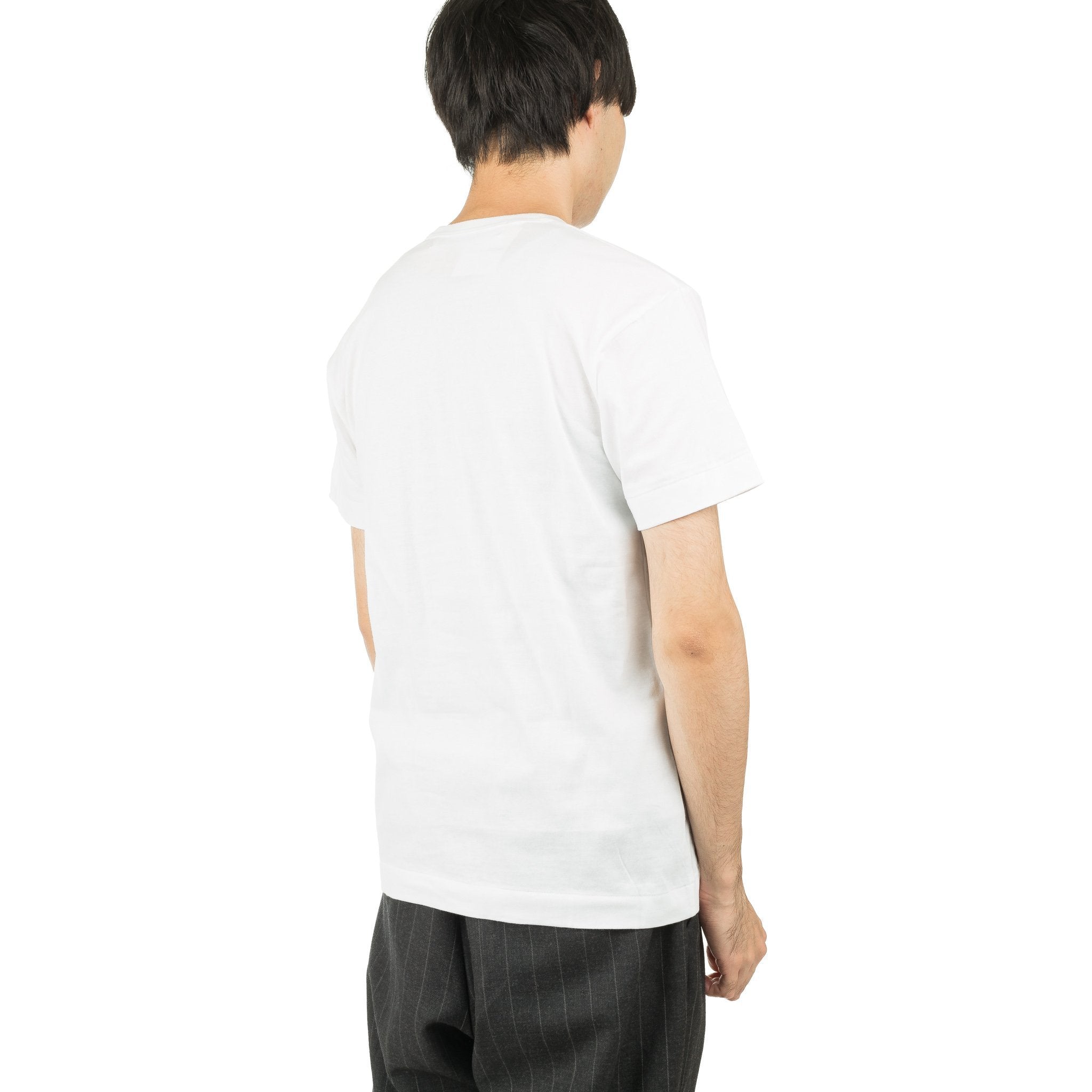 HEART LOGO GOLD AZ-T216-051-4 Tee White
