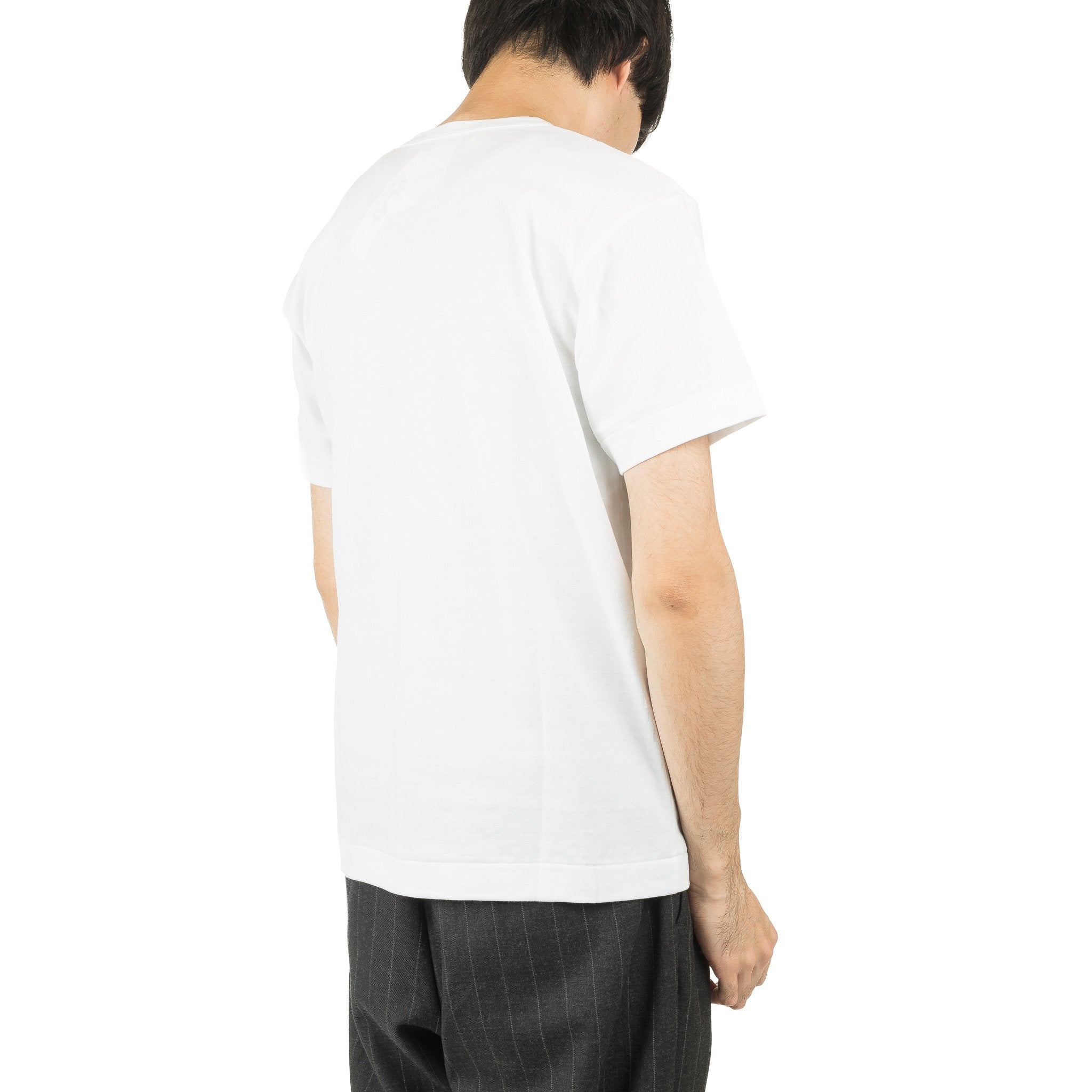 HEART PLAY TEXT AZ-T068-051-1 Tee White