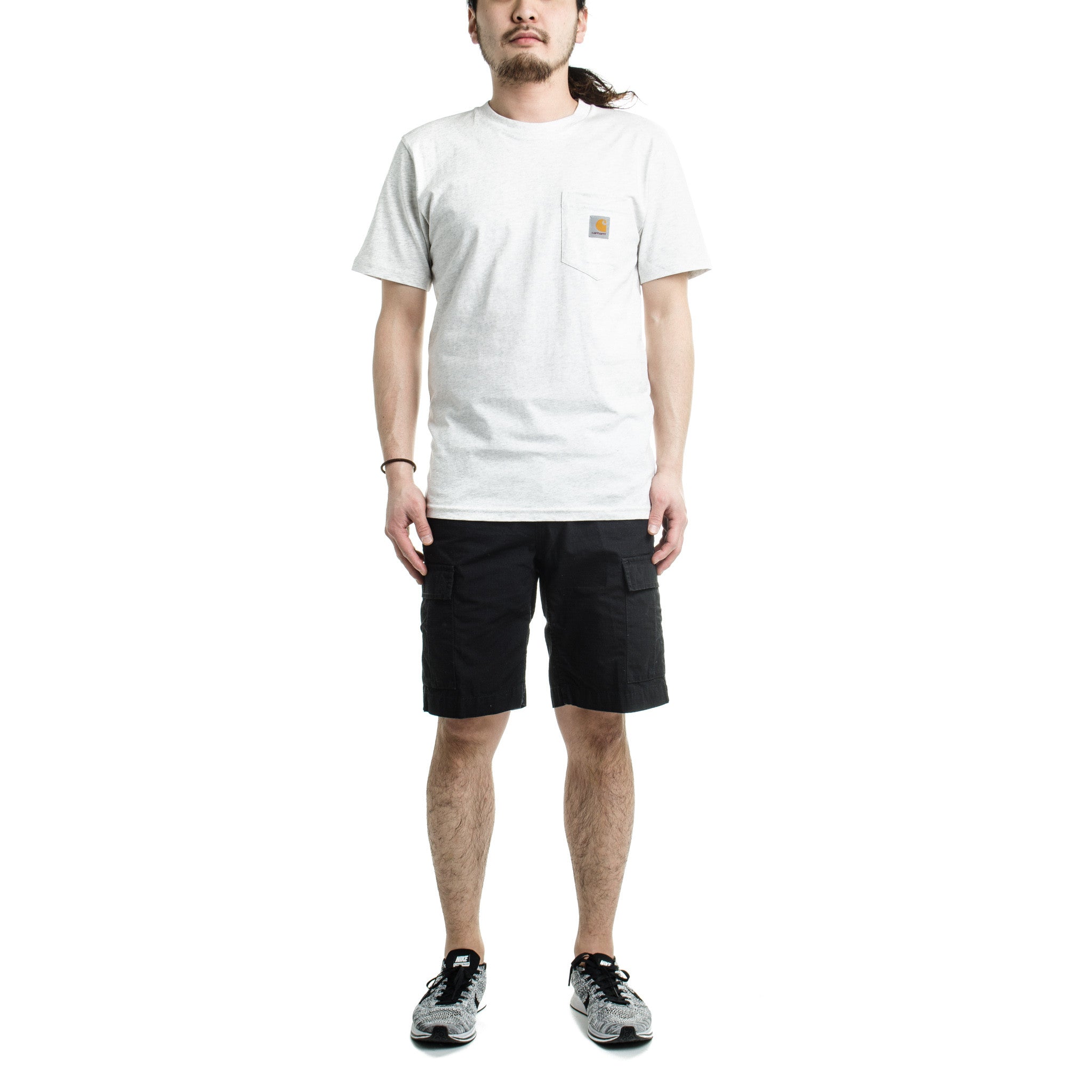 S/S Pocket Tee Ash Heather