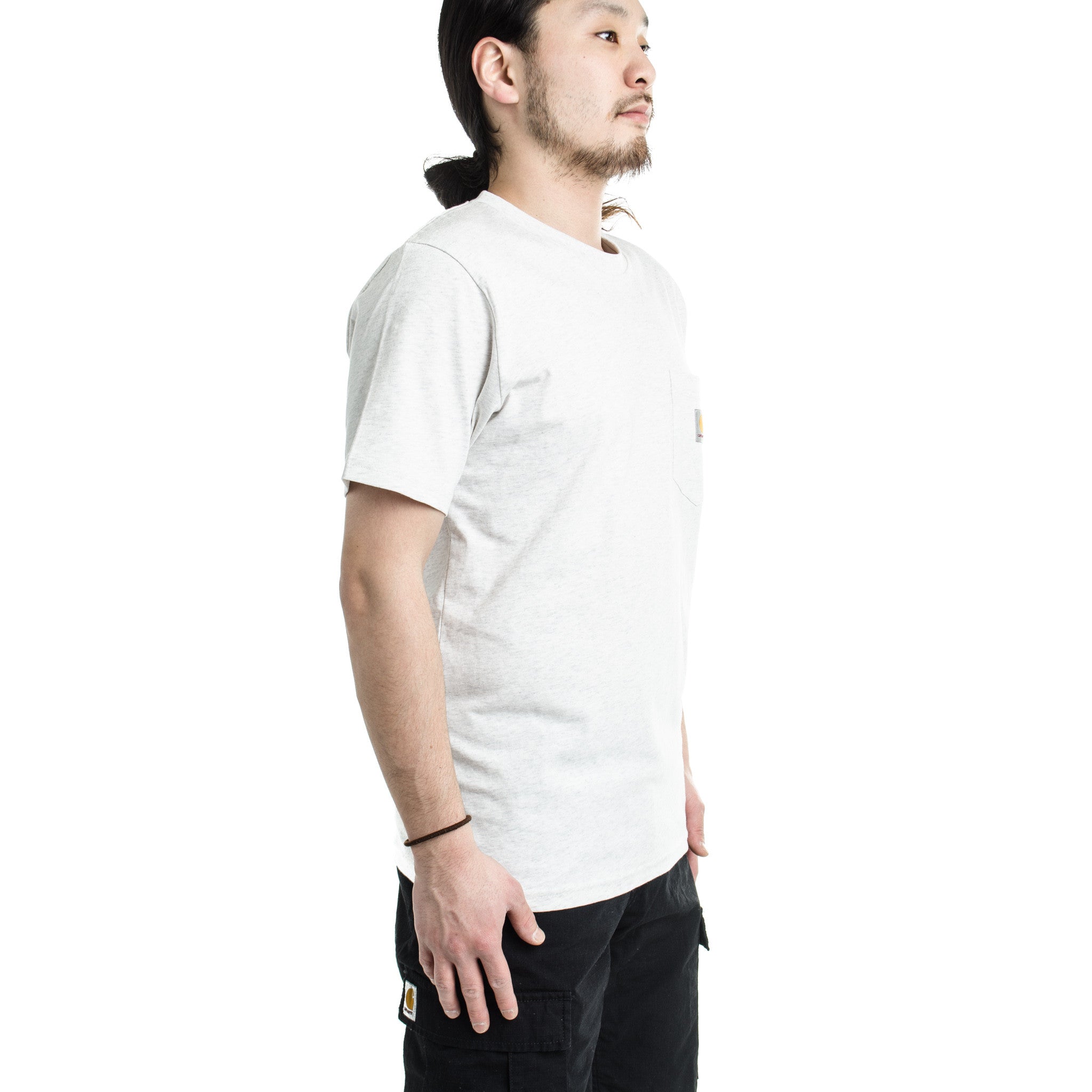 S/S Pocket Tee Ash Heather