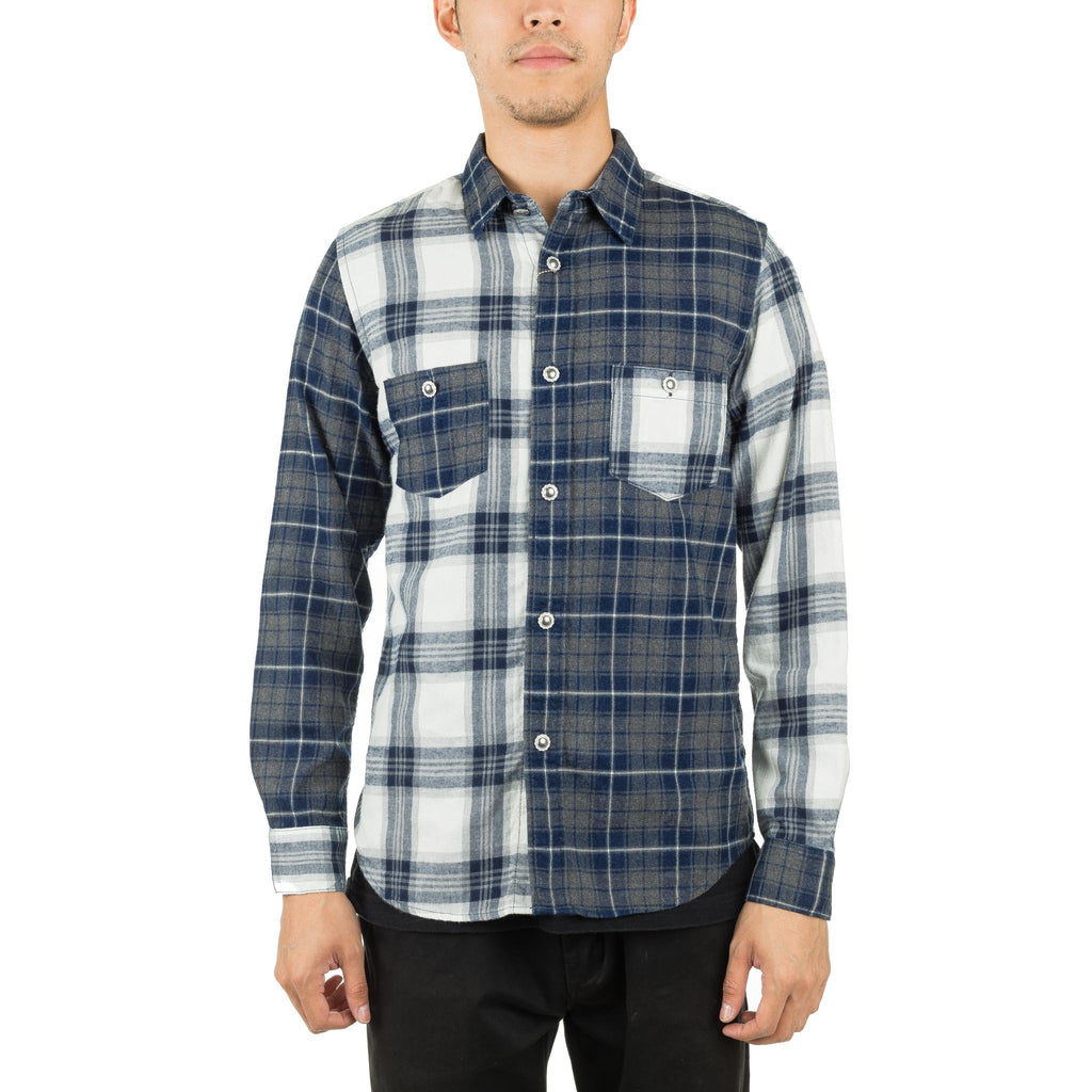 Indigo Check Shirt Grey
