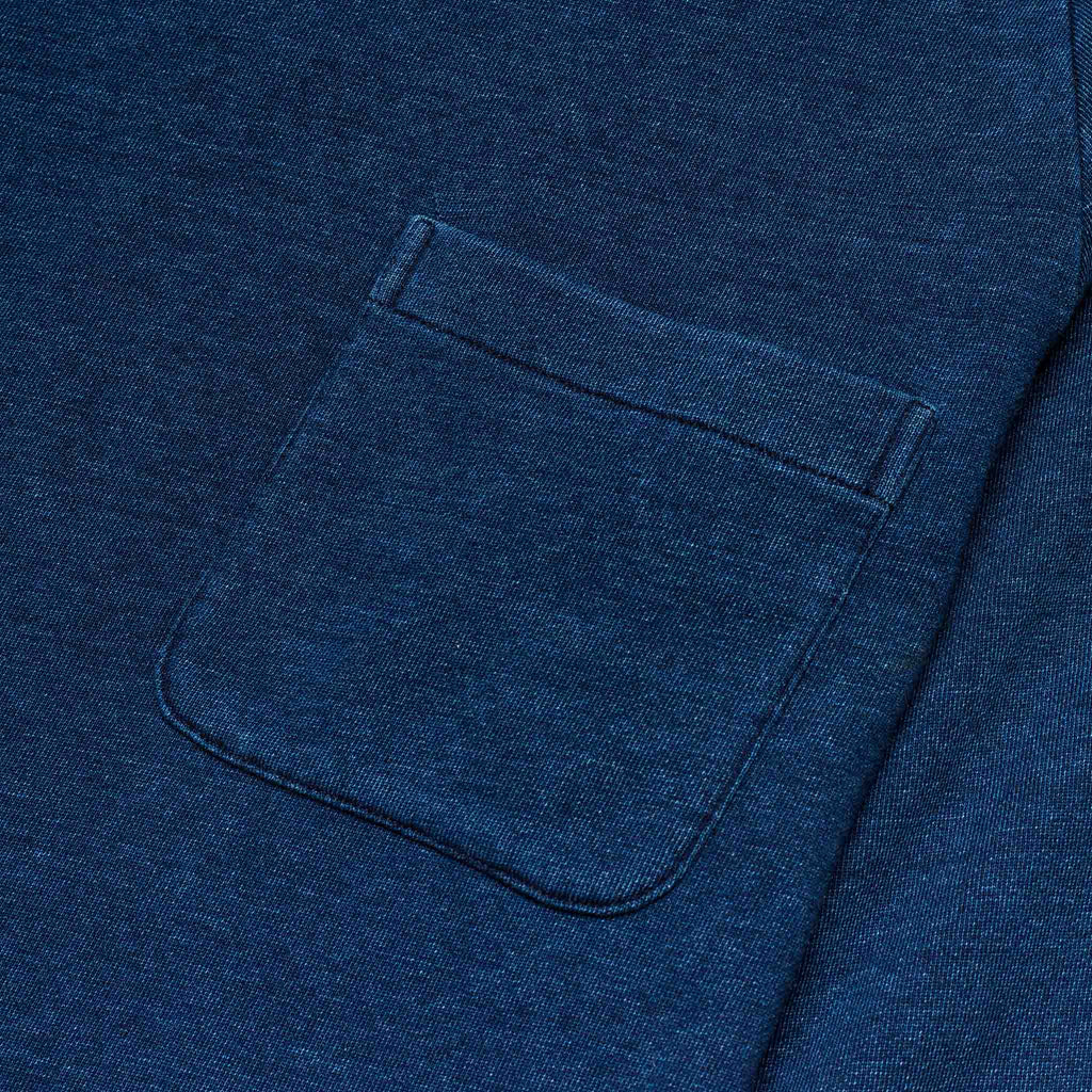 Split Back Crewneck 77136 Navy